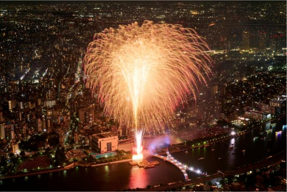 抽選販売は本日から！　東京スカイツリー展望台で「隅田川花火大会」観賞、634名限定 - トラベル Watch