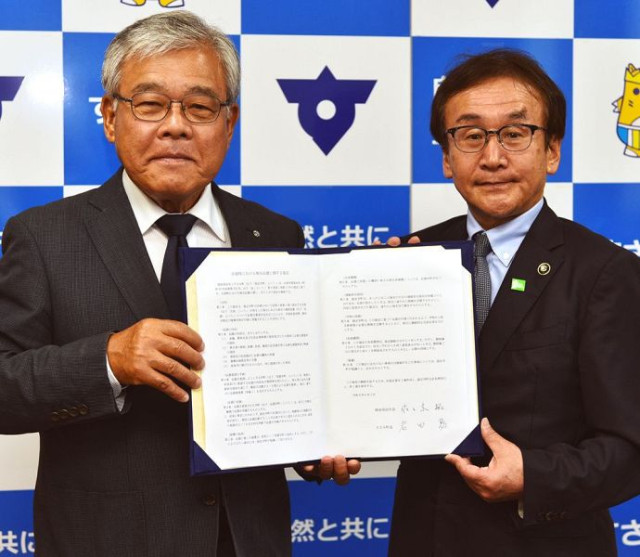 震災の経験 防災に　岩手県陸前高田市と協定、和歌山県すさみ町