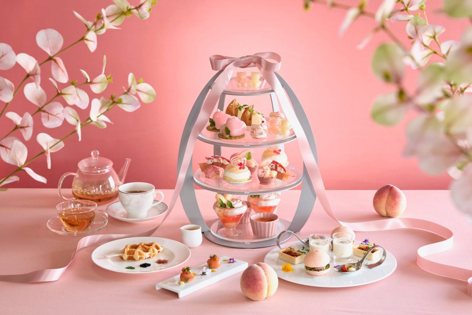 【リニューアルしたティースタンドで彩る】「アフタヌーンティーセット ~Pure Peach~」ご予約受付開始 | 株式会社ホライズン・ホテルズ 金沢ホテル事業所のプレスリリース 【リニューアルしたティースタンドで彩る】「アフタヌーンティーセット ~Pure Peach~」ご予約受付開始 | 株式会社ホライズン・ホテルズ 金沢ホテル事業所のプレスリリース