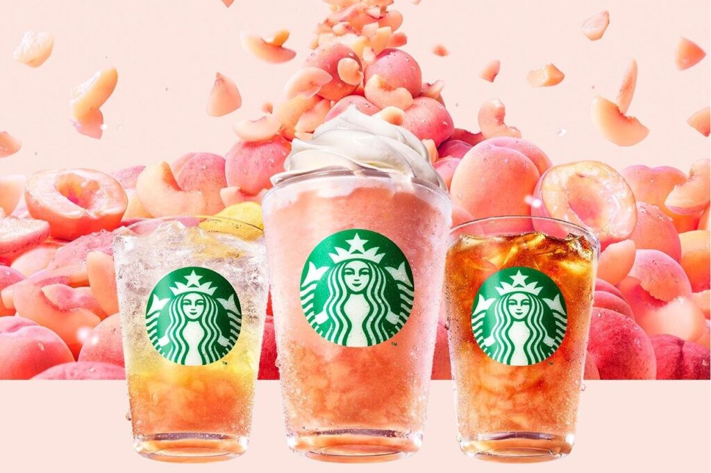 スターバックス“ピーチ尽くし”の夏ドリンク、たっぷり桃果肉×ピーチミルクのフラペチーノなど – ファッションプレス スターバックス“ピーチ尽くし”の夏ドリンク、たっぷり桃果肉×ピーチミルクのフラペチーノなど - ファッションプレス