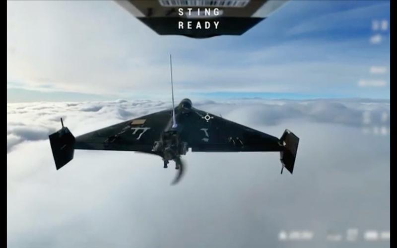 A Wild Hornets interceptor drone chases down a Russian Shahed.
