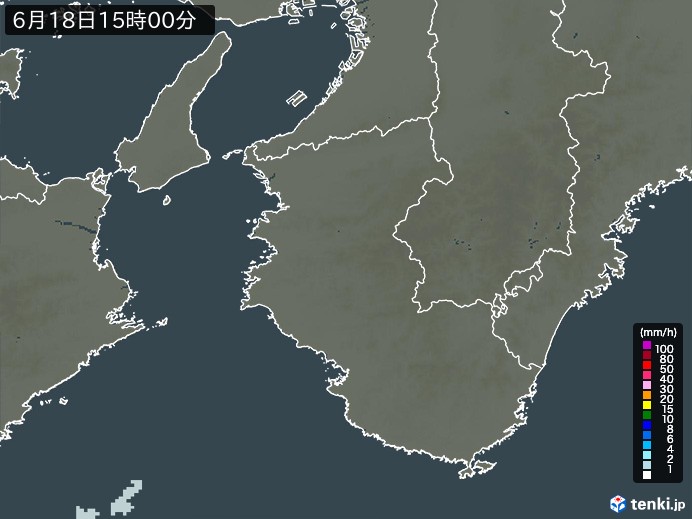 和歌山県の過去の雨雲レーダー(2026年06月18日) – 日本気象協会 tenki.jp 和歌山県の雨雲レーダー(2026年06月18日)