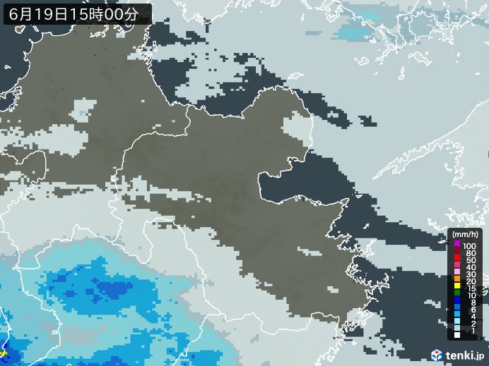 大分県の過去の雨雲レーダー(2026年06月19日) – 日本気象協会 tenki.jp 大分県の雨雲レーダー(2026年06月19日)