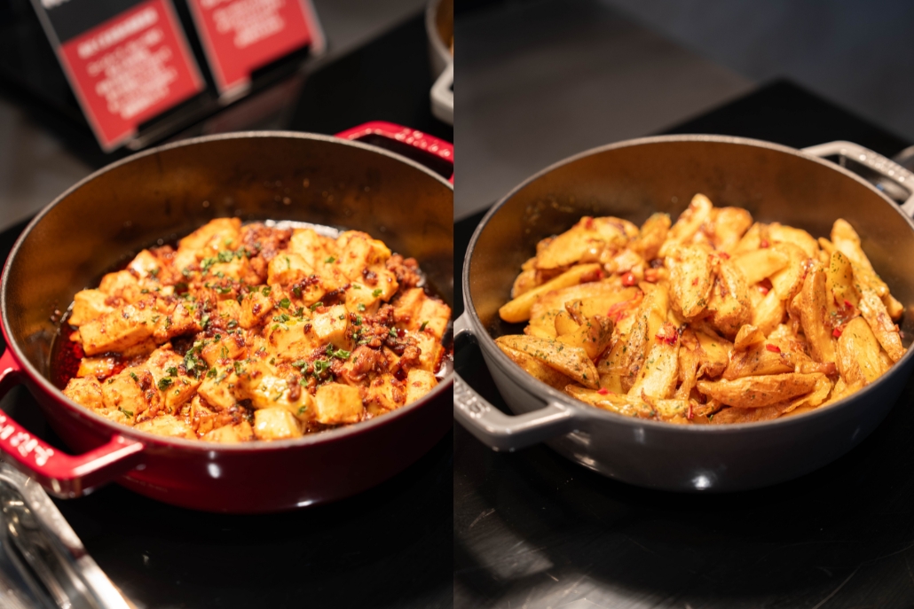 「ステーキのあさくま京都伏見店」麻婆豆腐などの画像