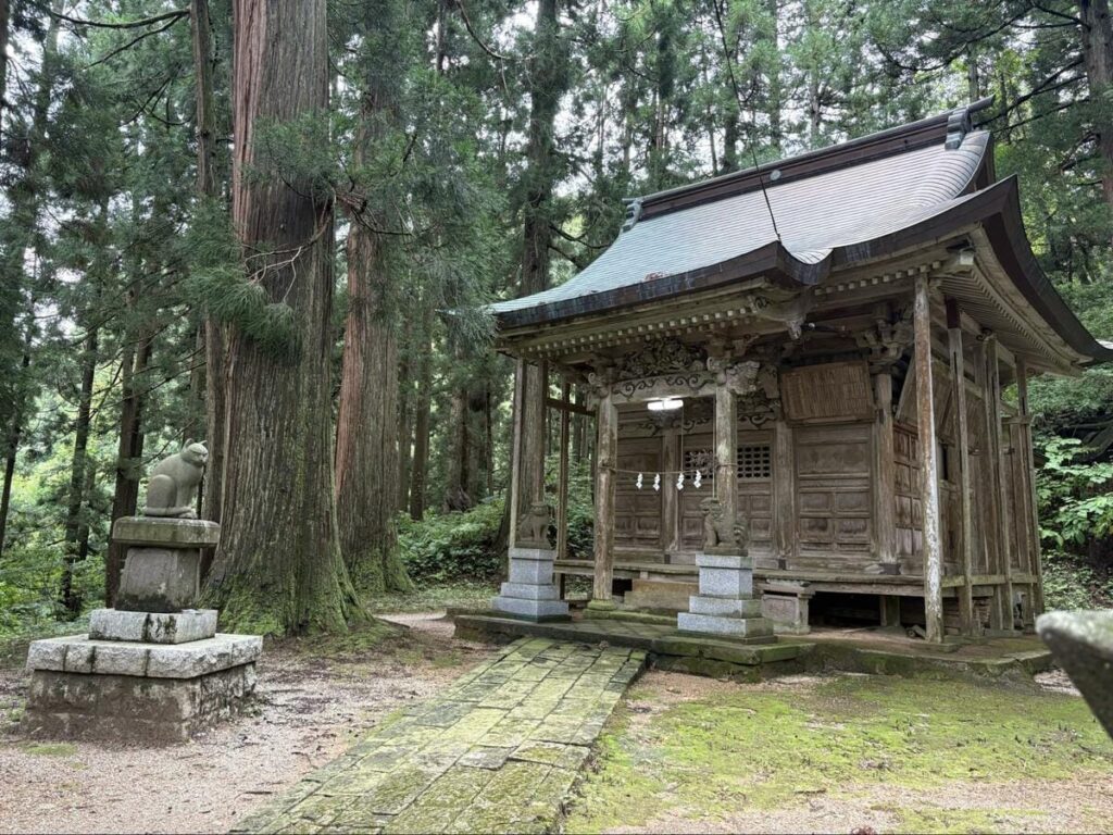 【新潟県】狛犬のような猫の像　「鋭い目つきのユニークな石像」が設置された神社に注目集まる | LIMO | くらしとお金の経済メディア