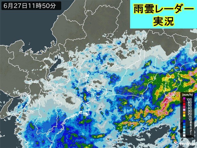 東海は200ミリ～300ミリ以上の大雨の所も　土砂災害などに厳重警戒