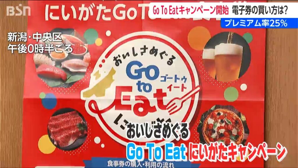 なぜ“PayPay限定”なのか?『おいしさめぐる Go To Eat にいがたキャンペーン』1万円で1万2500円分 その購入方法は?　新潟県（ＢＳＮ新潟放送）