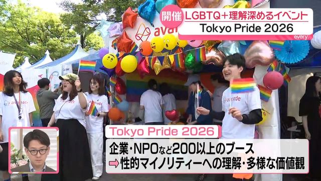 【現地中継】「Tokyo Pride 2026」都内で開催 偏見や差別のない社会を(日テレNEWS NNN) – Yahoo!ニュース 【現地中継】「Tokyo Pride 2026」都内で開催 偏見や差別のない社会を(日テレNEWS NNN) - Yahoo!ニュース