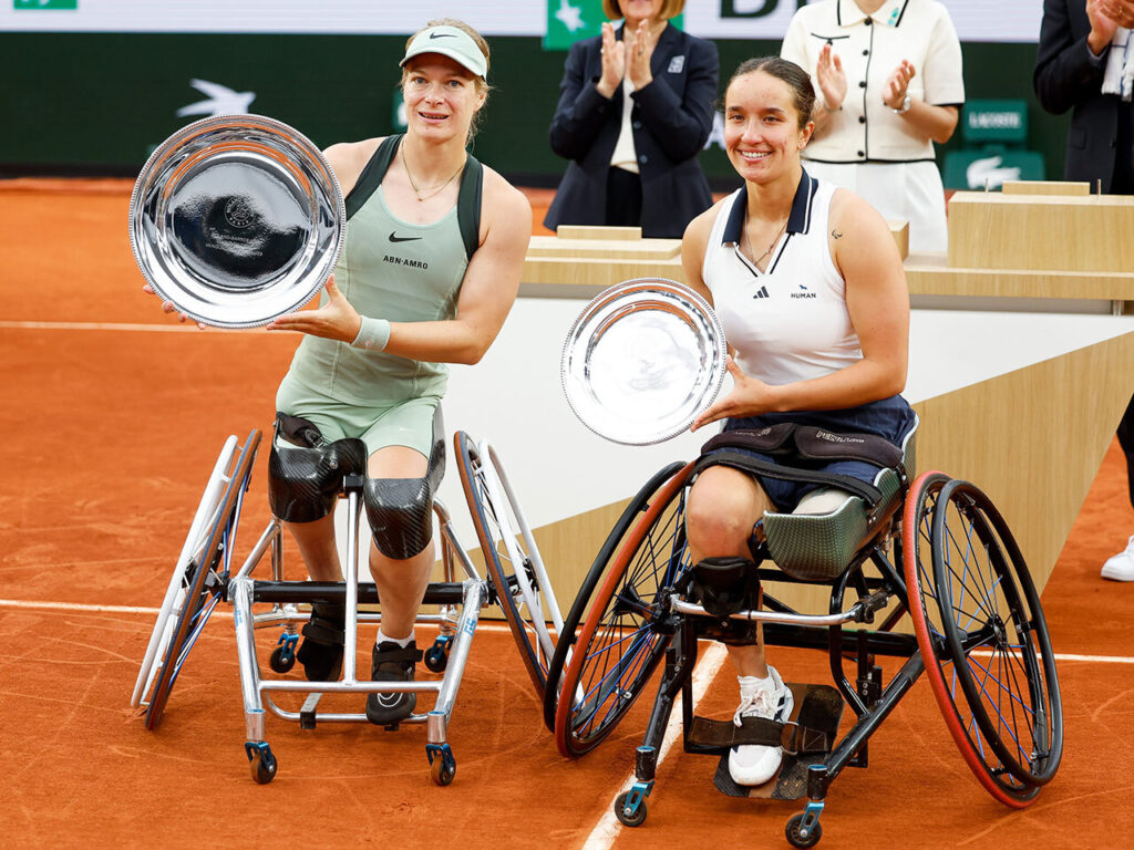 地元フランスのシャストーに圧勝したデ グロートが3年ぶり6度目の優勝 [フレンチ・オープン車いすテニス]（テニスマガジンONLINE） - Yahoo!ニュース