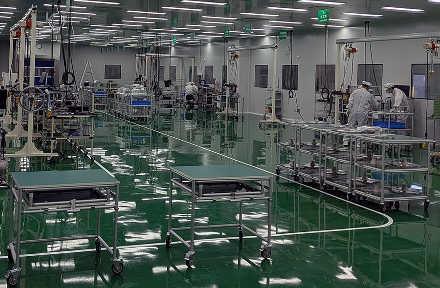 写真：新生産ラインの様子