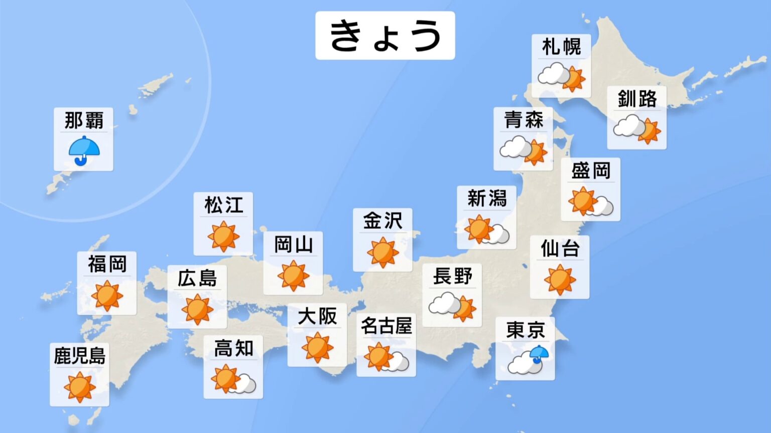 梅雨前線が南下し沖縄で大雨 本州付近は晴れてじめじめ解消・洗濯日和に(TBS NEWS DIG Powered by JNN) 梅雨前線が南下し沖縄で大雨 本州付近は晴れてじめじめ解消・洗濯日和に(TBS NEWS DIG Powered by JNN)