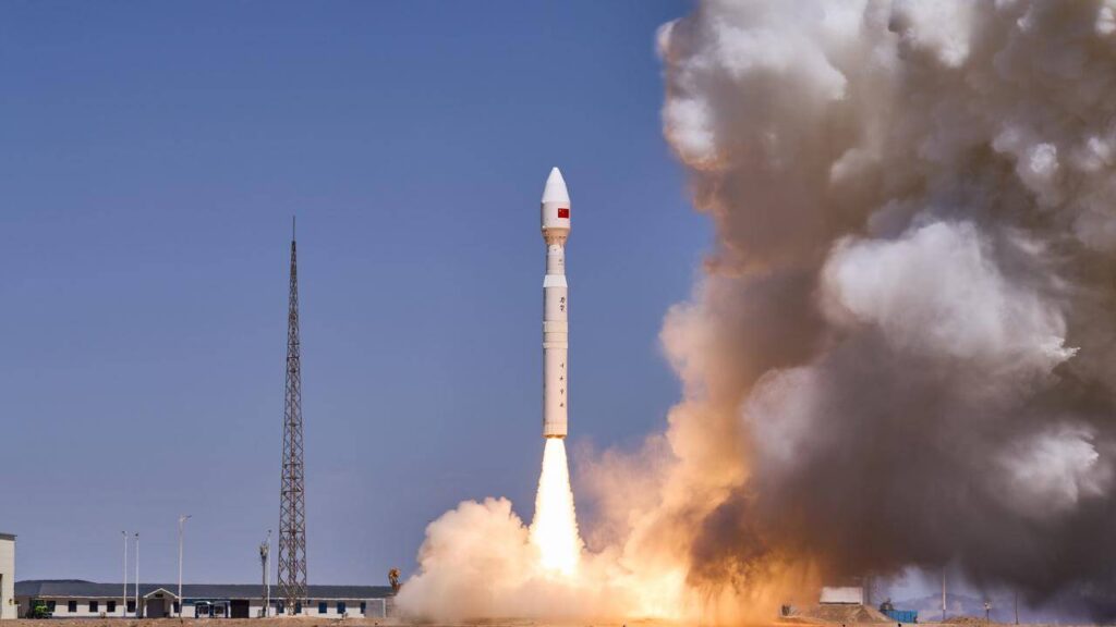 中国CAS Space、「力箭1号(Kinetica 1)」で「文物01星」など衛星8機を軌道投入 酒泉衛星発射センターから打上げられた「力箭1号」遥十四(Credit: CAS Space)