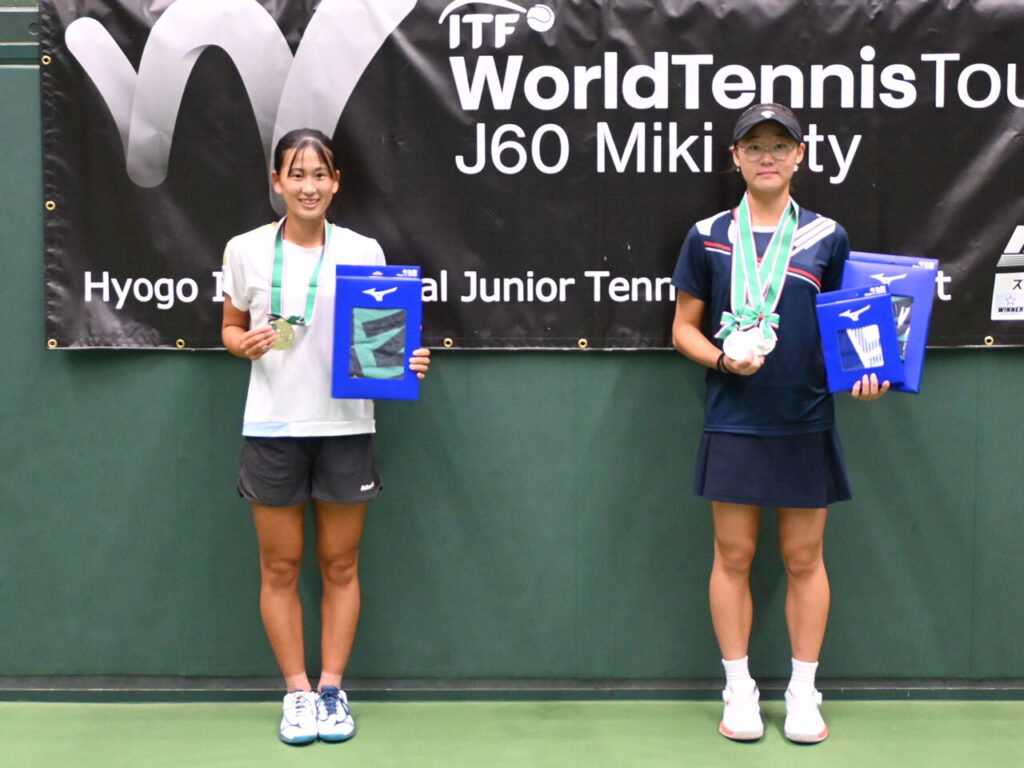 女子は西脇美結＆キム・ソヒョン／奥山し渚が優勝 [ITF兵庫国際ジュニアテニストーナメント2]（テニスマガジンONLINE） - Yahoo!ニュース