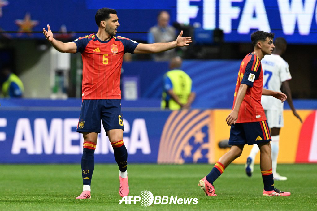 16日、カーボベルデと0-0で引き分けて自尊心を傷つけたスペインサッカー代表チーム。 /AFPBBNews=ニュース1