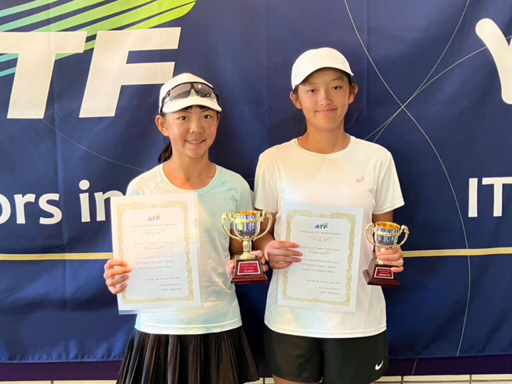 女子は台湾のイエ・エマがシングルス優勝、日垣陽菜子／市川蘭はダブルスでタイトルを獲得 [ATF Juniors in Japan U14 - week 3／テニス]（テニスマガジンONLINE）