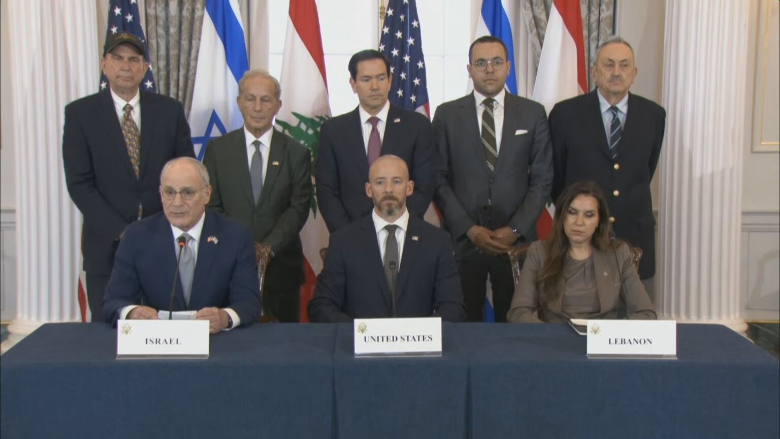 イスラエルとレバノンの駐米大使　戦闘終結に向けた枠組み合意に署名（TBS NEWS DIG Powered by JNN）