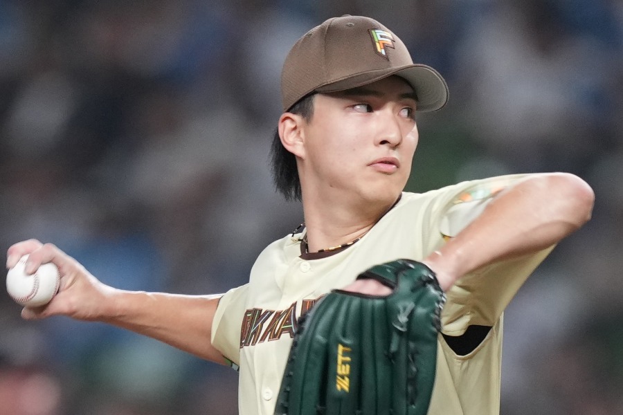 26日の西武戦に登板した日本ハム・達孝太【写真：産経新聞社】