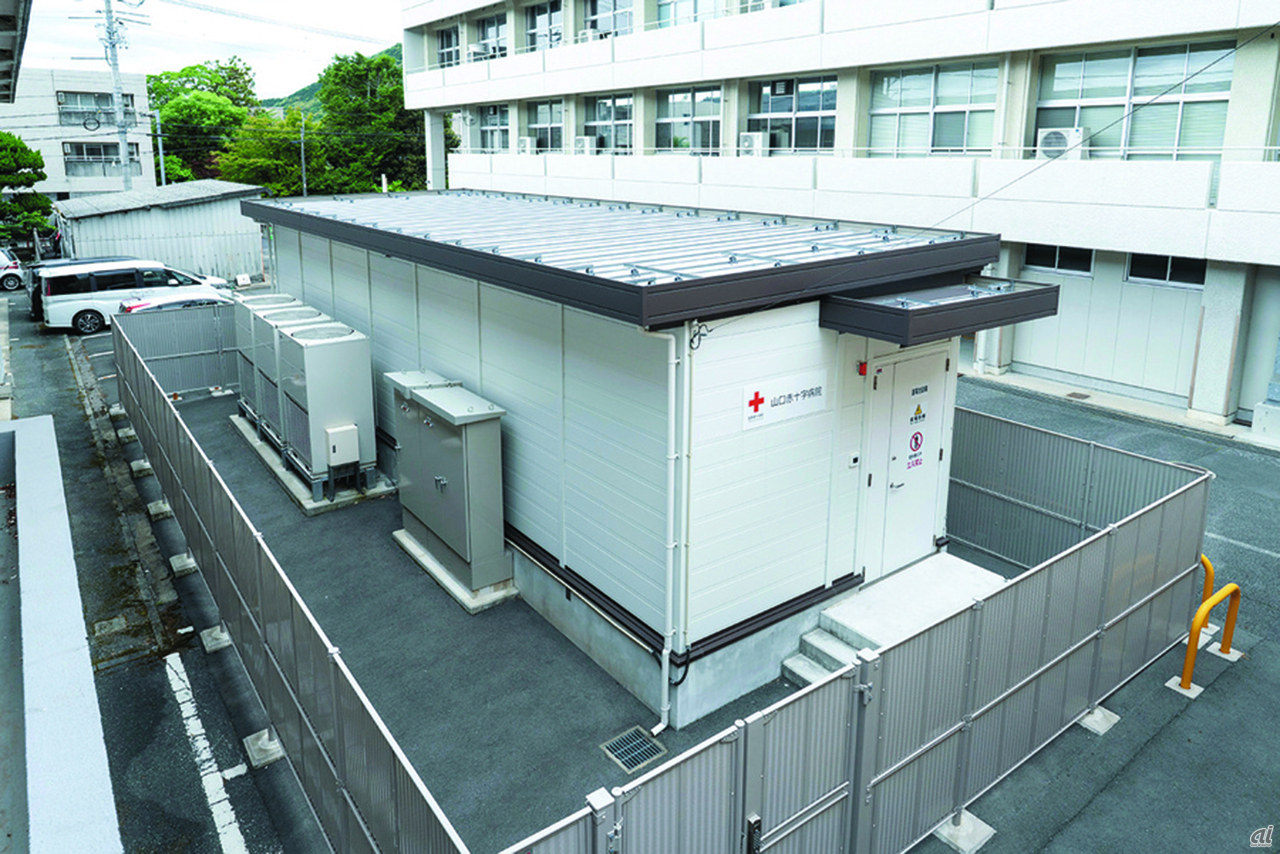 新設したコンテナー型データセンター