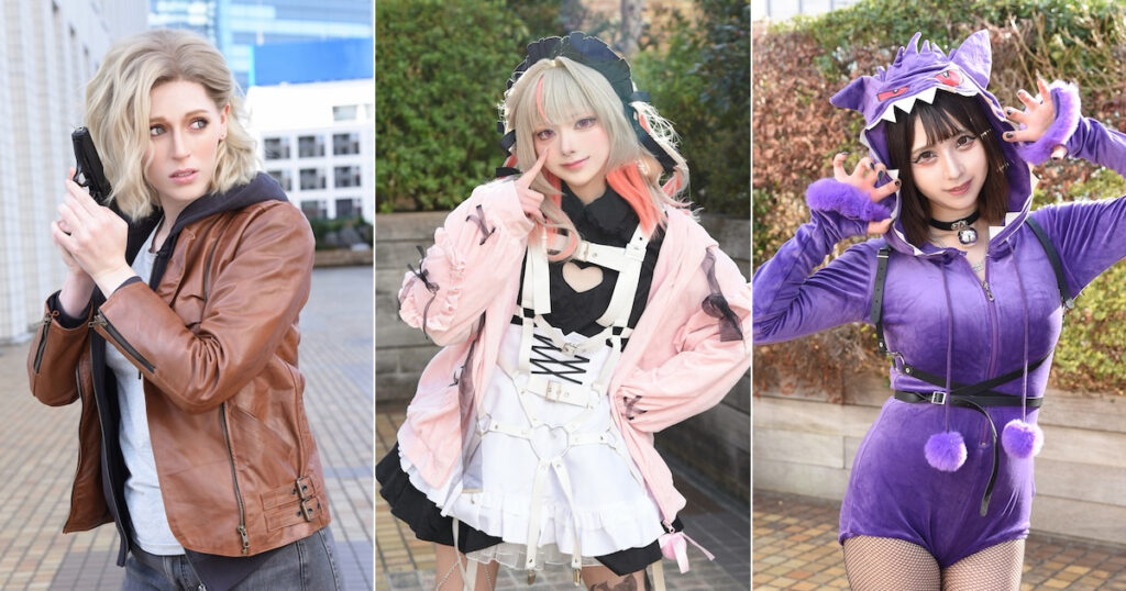 「ビキニや網タイツを組み合わせて、あえてギャップを出してみました」ポケモン“擬人化”レイヤーたちに聞いたコスプレのこだわり – QJWeb クイック・ジャパン ウェブ (左から)アリエルさん、ひゆさん、れこちさん