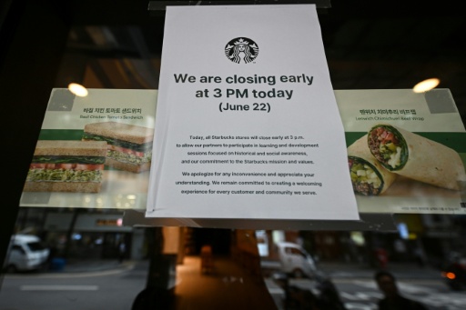 Coffee break-- Starbucks Korea stores pause for training after 'Tank Day' fiasco