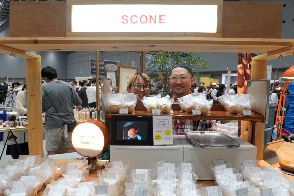 「salt coffee service」のブース