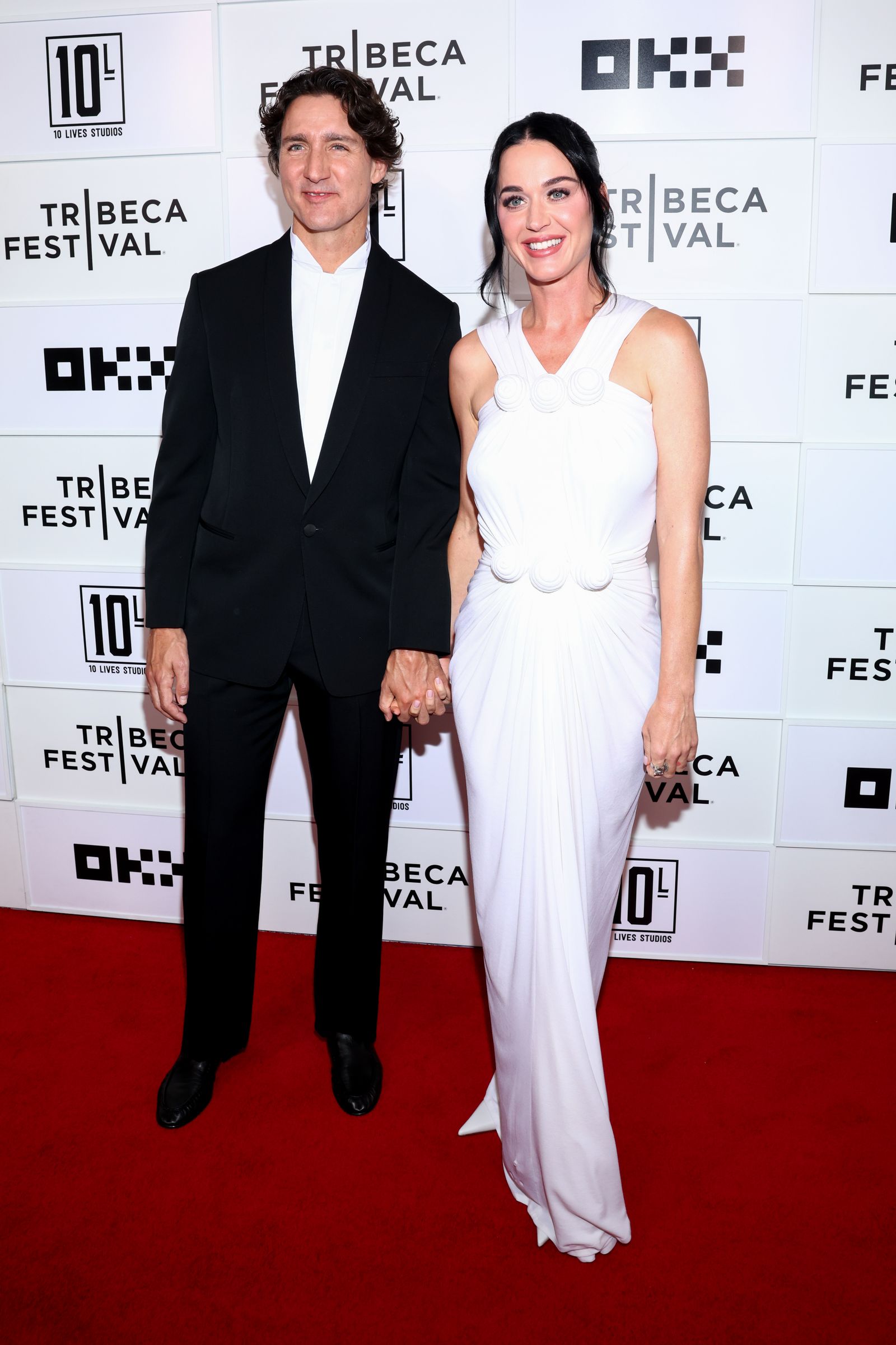 ケイティ・ペリー、ジャスティン・トルドーJustin Trudeau and Katy Perry at the Tribeca Festival's World Premiere of Katy Perry The Lifetimes...