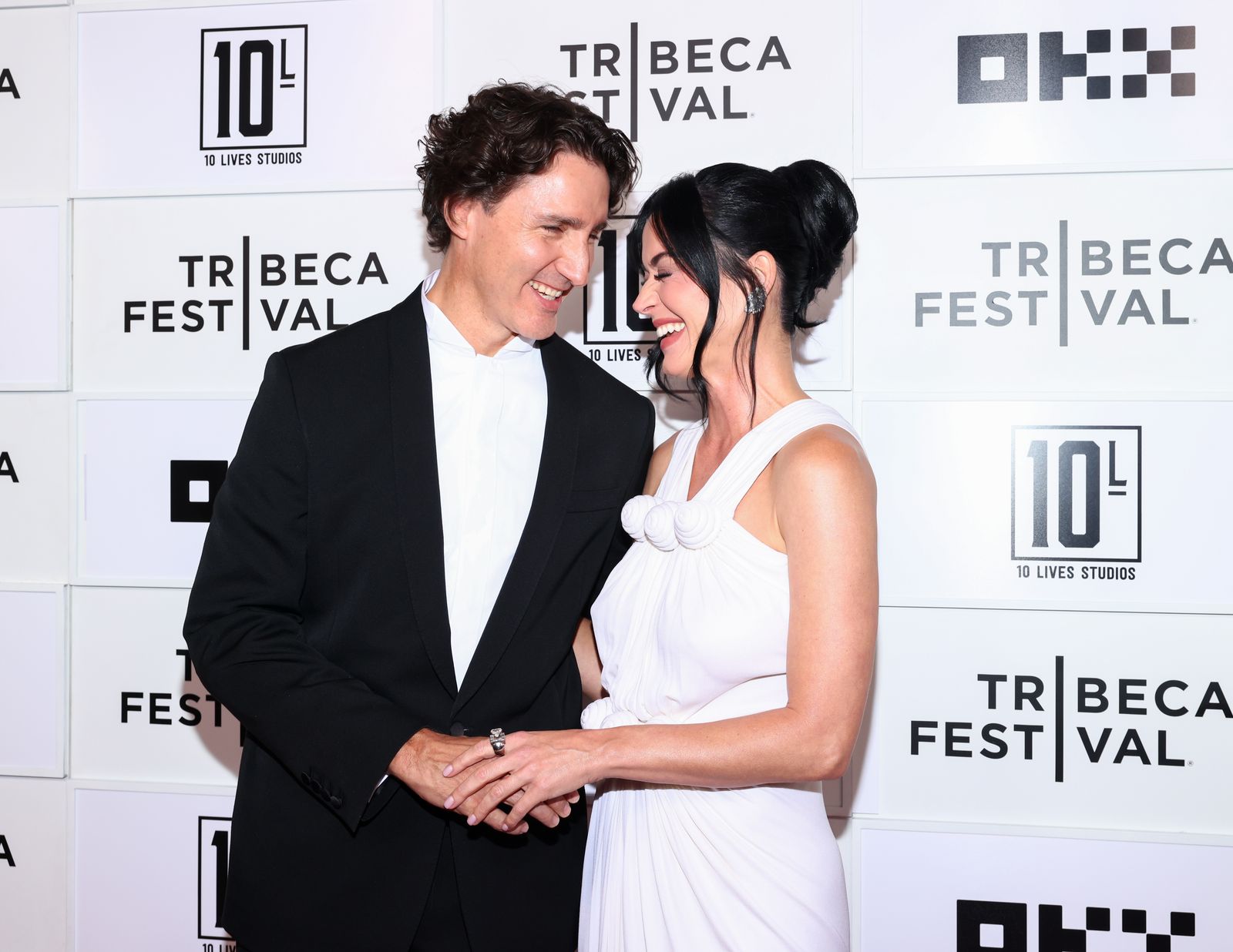 ケイティ・ペリー、ジャスティン・トルドーJustin Trudeau and Katy Perry at the Tribeca Festival's World Premiere of Katy Perry The Lifetimes...