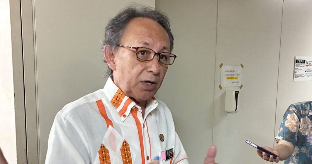 デニー知事「対話必要だった」市長会の単独要請、国との対立は否定 沖縄関係予算 デニー知事「対話必要だった」市長会の単独要請、国との対立は否定 沖縄関係予算