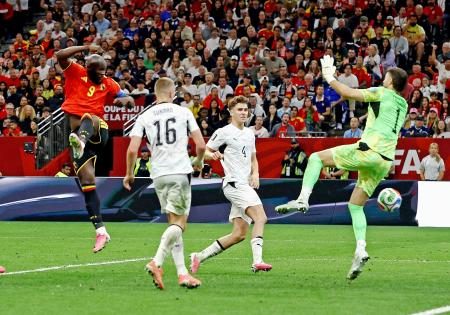 ニュージーランド１―５ベルギー　ベルギー、５得点で圧倒