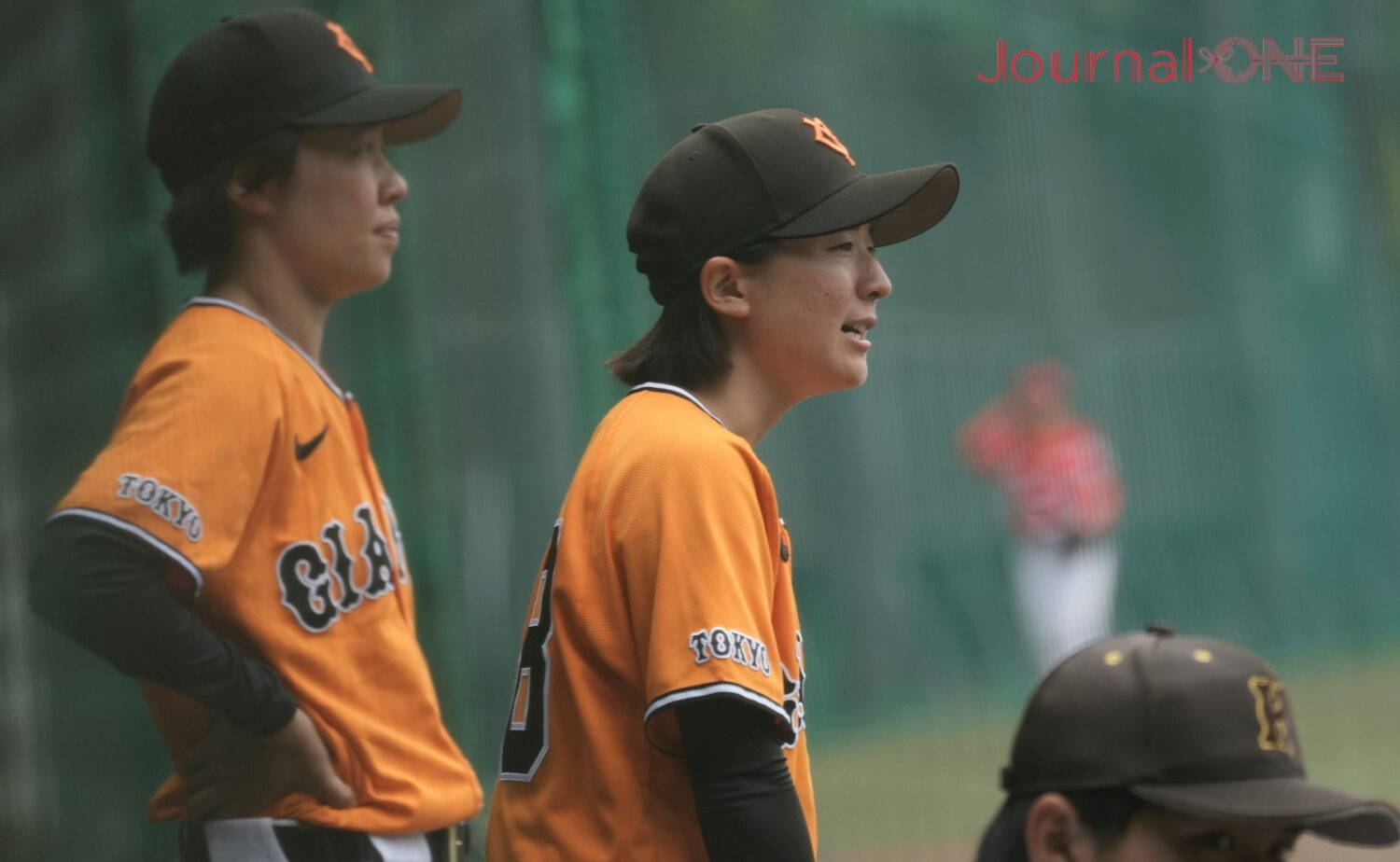 読売ジャイアンツから清水(左)と柏崎が選ばれた-Journal-ONE撮影