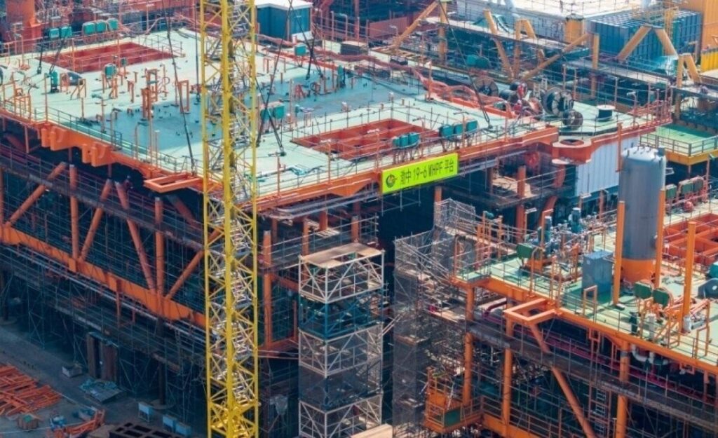 渤海初の1000億立方メートル級大型ガス田・第2期開発プロジェクトの基本構造が竣工―中国