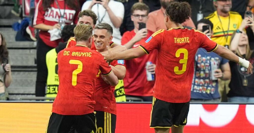 New Zealand 1-5 Belgium: Trossard and De Bruyne star to seal top spot in Group G
