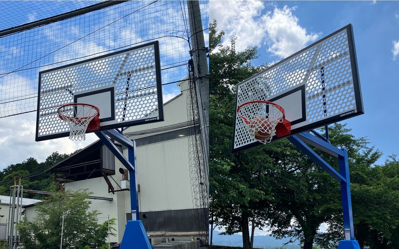 【B.LEAGUE Hope Goal PROJECT】滋賀県内2箇所にバスケットゴールを寄贈 | 滋賀レイクス 設置ゴール