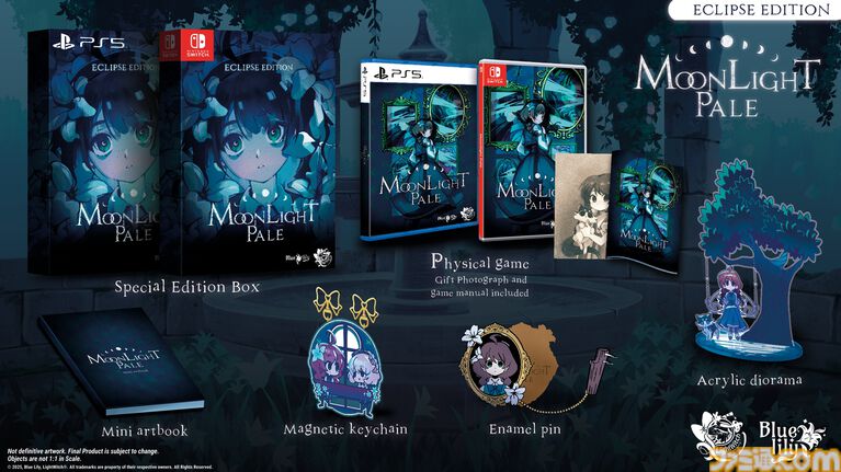『Moonlight Pale』PS5、Switch向けのパッケージ版が発売決定。限定版にはマグネットキーホルダーやミニアートブックなどが収録