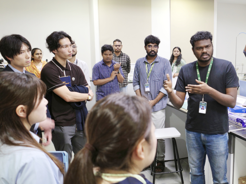 学術交流プログラム「Discover India」を実施――インド・SRM大学で理工学部の教員・学生が交流｜理工学部 | Meiji NOW