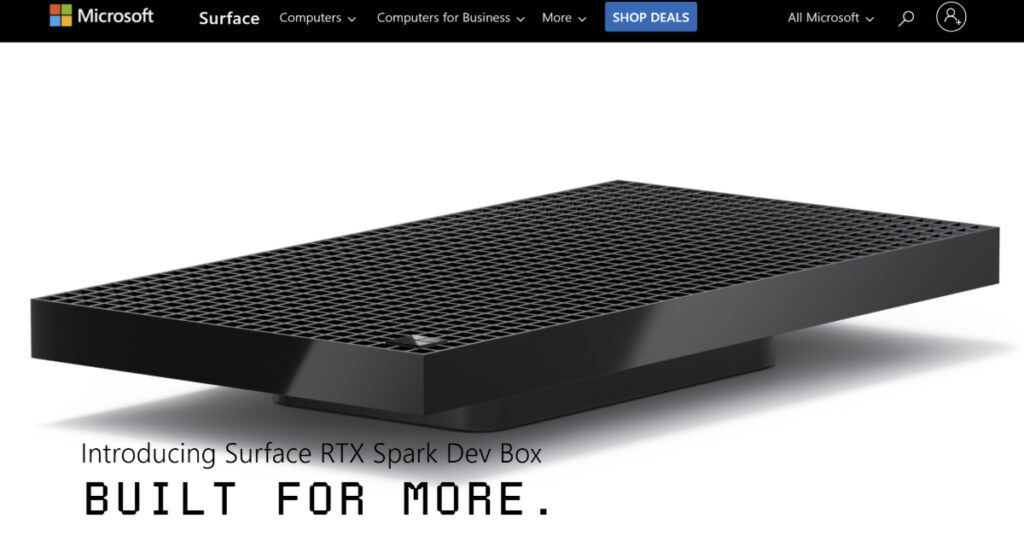 Microsoft、NVIDIAのSoC搭載でAI特化のミニPC「Surface RTX Spark Dev Box」披露 - ITmedia