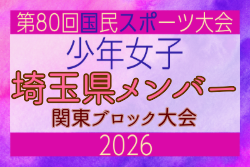 【埼玉県少年女子】参加選手掲載！2026年度 第80回国民スポーツ大会関東ブロック大会（6/27,28） | Green Card ニュース