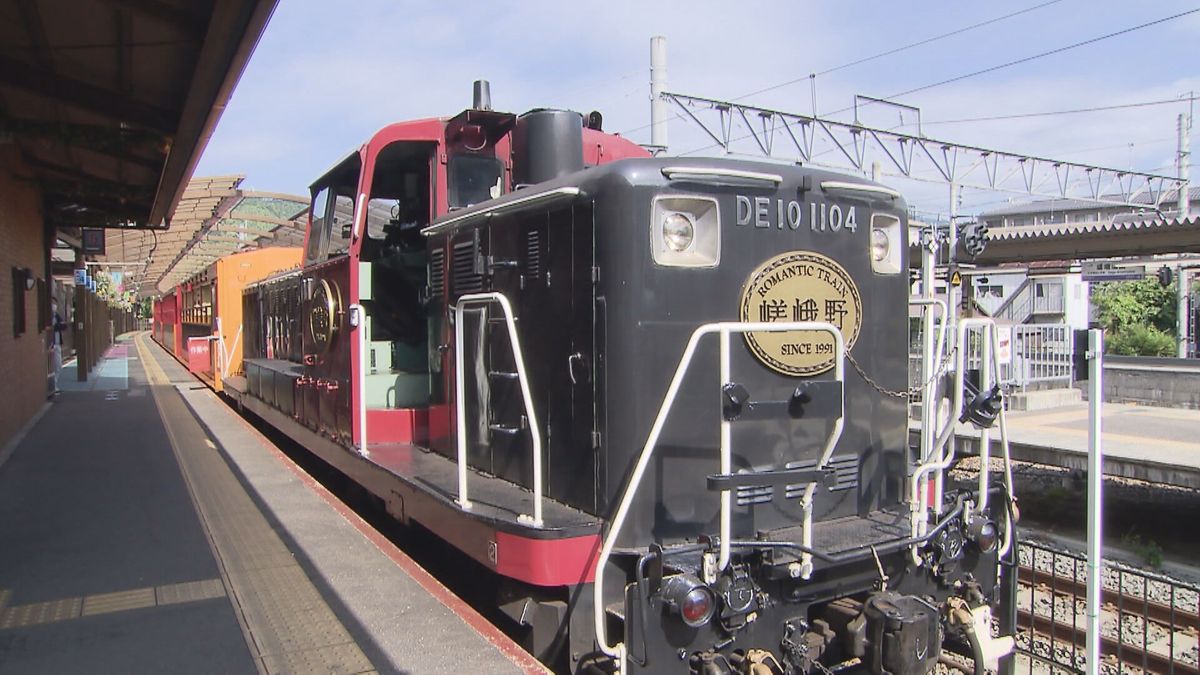 【速報】京都・嵐山“トロッコ列車”が終日運休 1971年製造のディーゼル機関車のエンジンに不具合