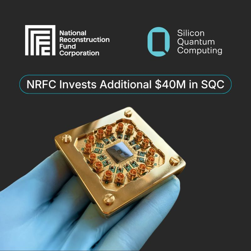 オーストラリアのNRFCとFirgun Ventures、シリコン量子コンピューティングに4000万豪ドル(約42億円)と成長資金を注入 – QUANTUM BUSINESS MAGAZINE オーストラリアのNRFCとFirgun Ventures、シリコン量子コンピューティングに4000万豪ドル(約42億円)と成長資金を注入 - QUANTUM BUSINESS MAGAZINE