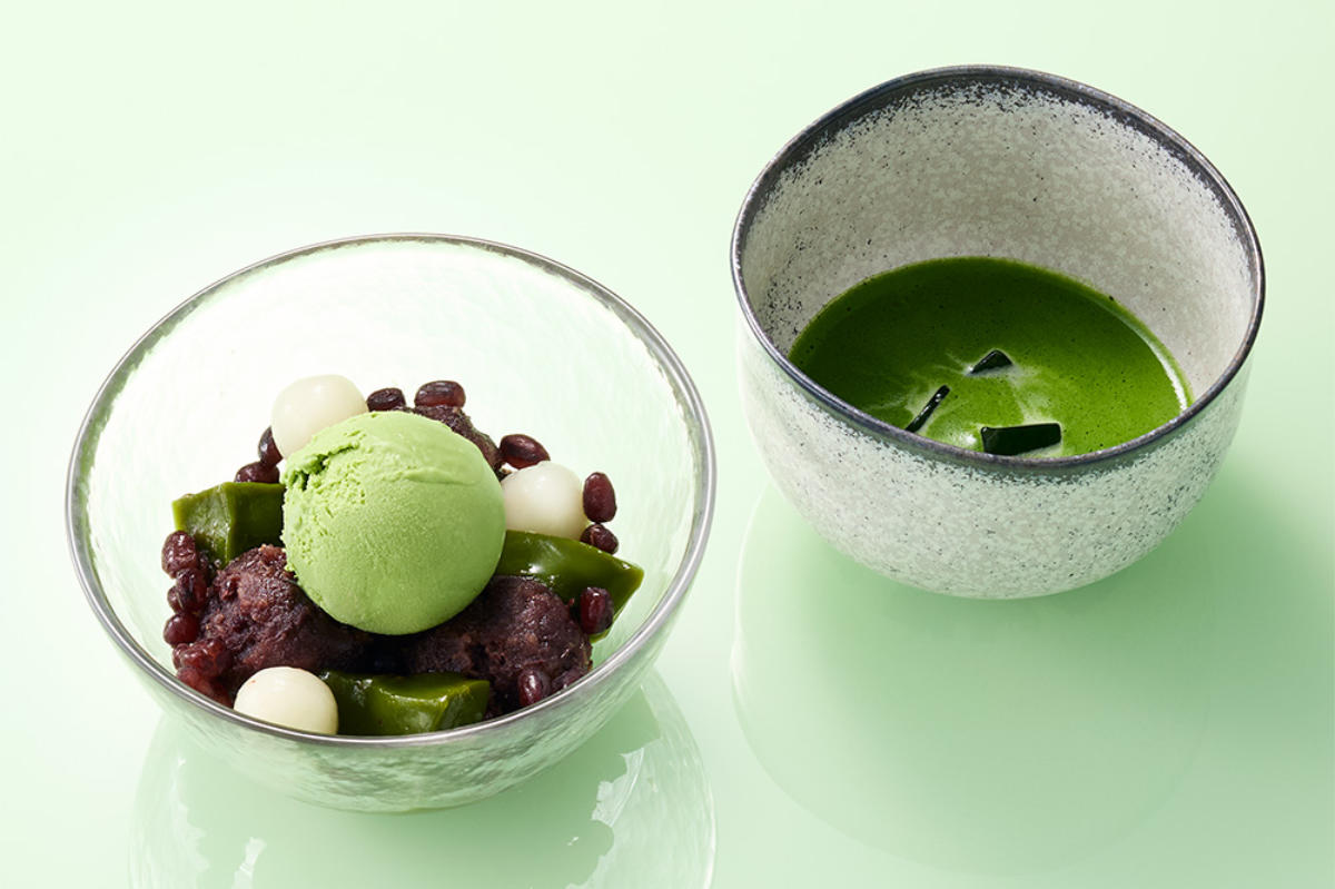 「冷やし抹茶ぜんざい」1,280円（税込）