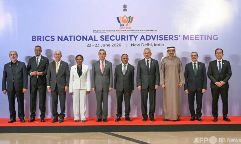 第16回BRICS安全保障担当上級代表会議 インドで開催　写真1枚　国際ニュース：AFPBB News