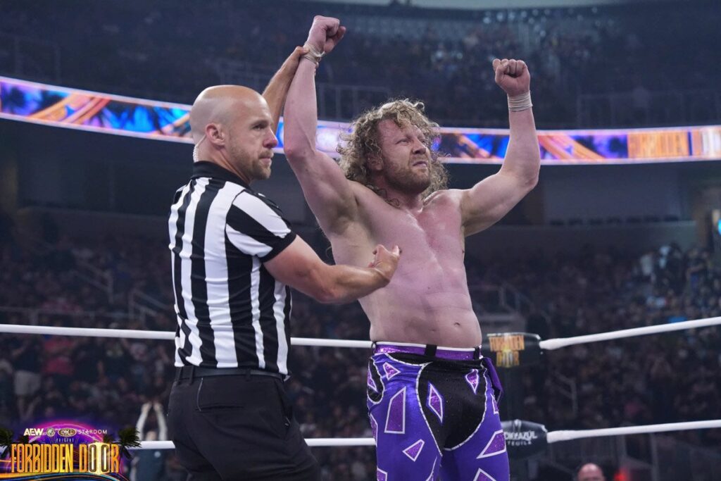 【新日本×ＡＥＷ】ケニー・オメガとザック・セイバーJr.の名勝負はケニーに凱歌！ ベストバウト候補の声も - 東スポWEB