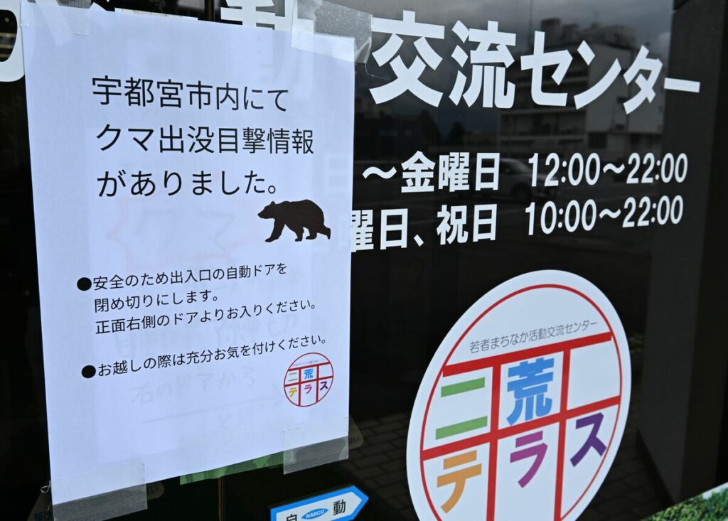 宇都宮の市街地にクマ出没 「早く捕まって」市民不安 イベント中止や対策グッズ購入急増も – 下野新聞社 宇都宮の市街地にクマ出没 「早く捕まって」市民不安 イベント中止や対策グッズ購入急増も - 下野新聞社