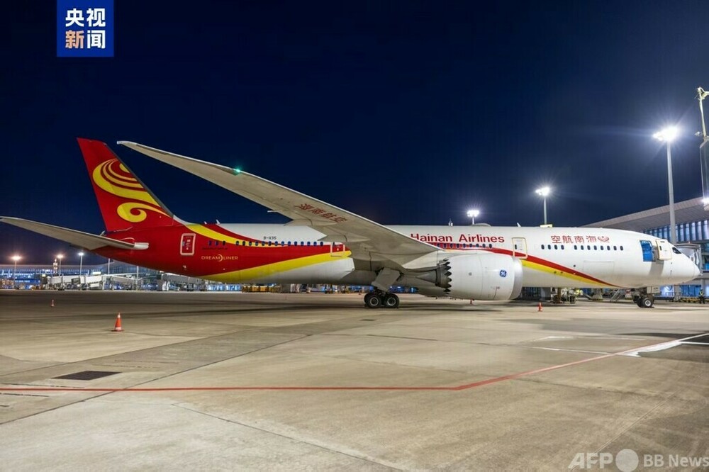 中国の海口美蘭空港 海南自由貿易港初のスペイン線が就航　写真1枚　国際ニュース：AFPBB News