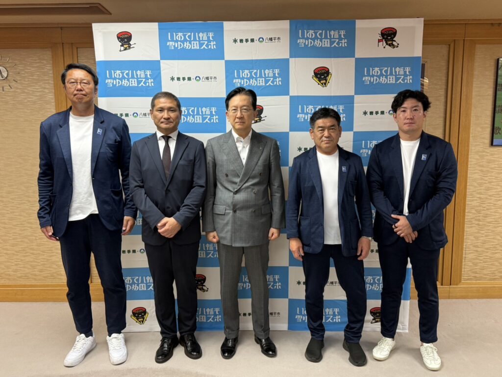 岩手県・盛岡市・県内メディア各社への表敬訪問のご報告 | 日本製鉄釜石シーウェイブス