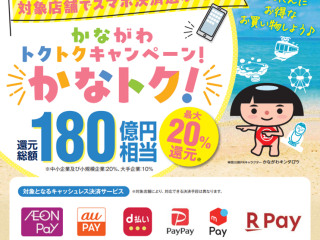神奈川県「QRコード決済」で、最大20%還元キャンペーン「かなトク!」いよいよ開始へ | 変わりゆく町田の街並み<地域情報サイト> 神奈川県「QRコード決済」で、最大20%還元キャンペーン「かなトク!」いよいよ開始へ | 変わりゆく町田の街並み<地域情報サイト>