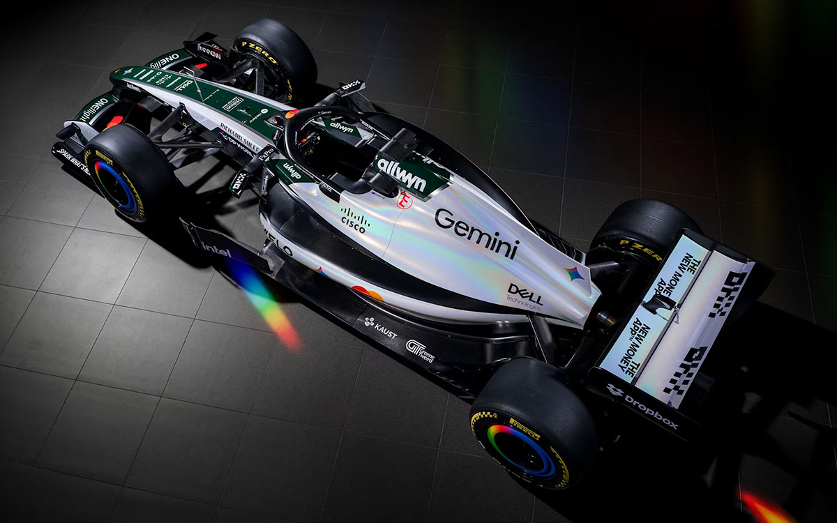 1966年型「M2B」に着想を得たマクラーレン「MCL40」のスペシャルリバリー、2026年F1イギリスGP（シルバーストン・サーキット） (5)