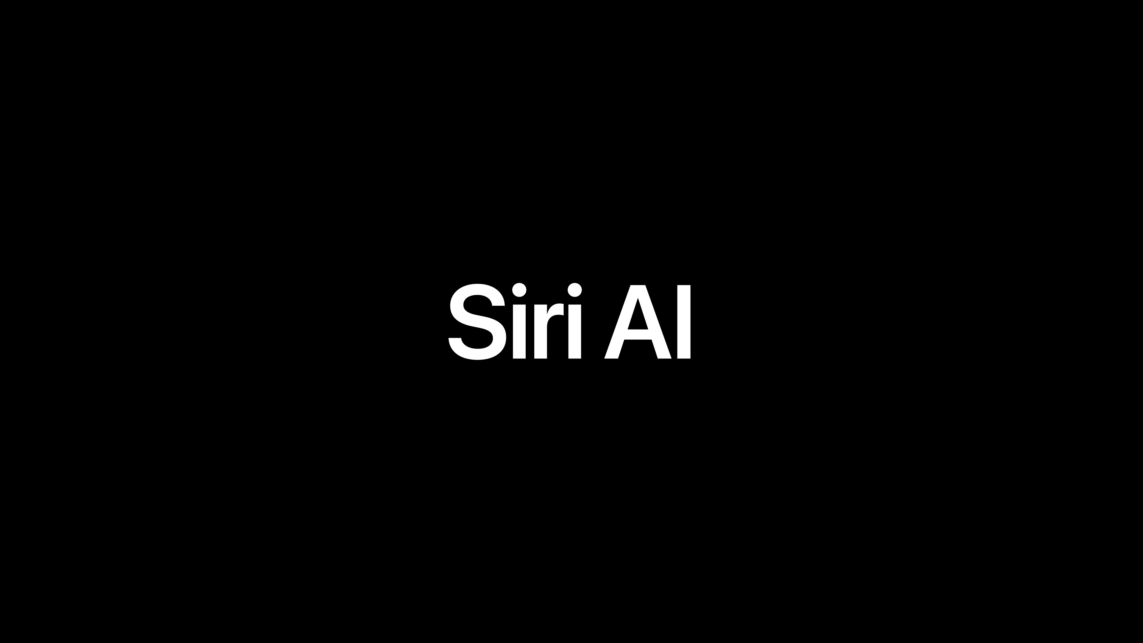 New Siri AIのための iOS とmacOS