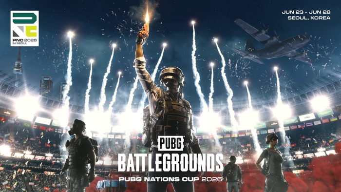 「PUBG Nations Cup、PNC) 2026 in Seoul」。 <クラフトン>