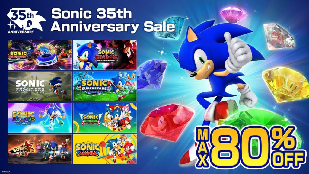 【35周年】ソニックバースデーにあわせた“ソニックフランチャイズセール”開催中。MAX90％オフ！ - 電撃オンライン